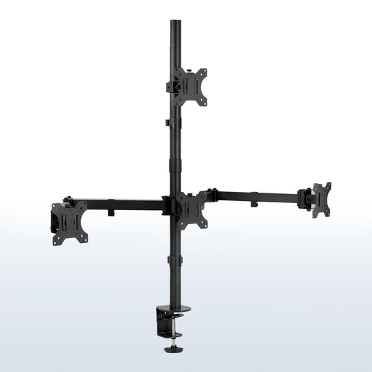Quad Monitor Desk Mount