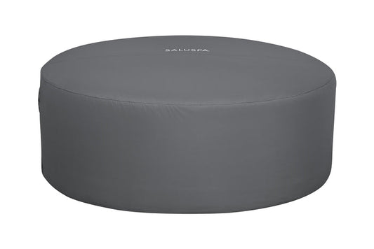 SaluSpa 67" x 26" Round EnergySense Inflatable Hot Tub Cover, Gray