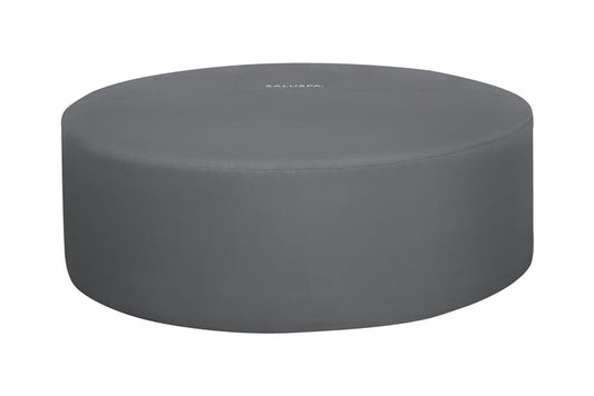 SaluSpa and Coleman 85" x 28" Round EnergySense Inflatable Hot Tub Cover, Gray