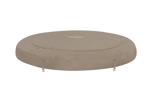 SaluSpa Palm Springs AirJet Hot Tub Top Leatheroid Cover Replacement, Brown
