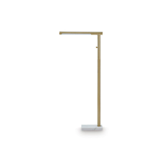 Floor Lamps (40"+) Gold Santiford Floor Lamp QK1106226
