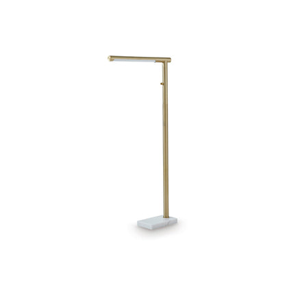 Front right view of Floor Lamps (40"+) Gold Santiford Floor Lamp