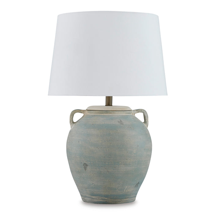 Shawburg Blue Table Lamp QK1100603