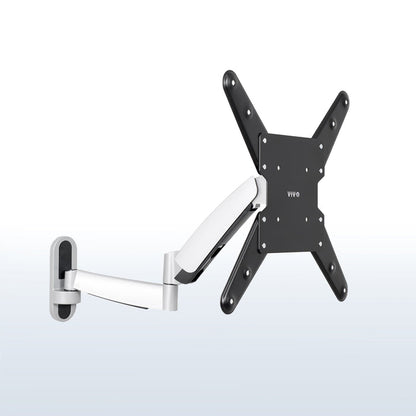 Sturdy adjustable pneumatic arm TV wall mount.