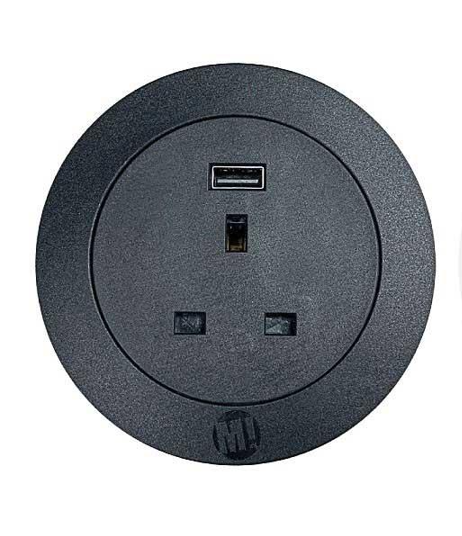 Single Power USB-A [Black]