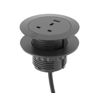 Single Power USB-A [Black]