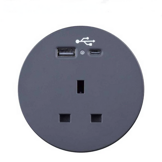 Single Power(USB-A & USB-C) : BLACK