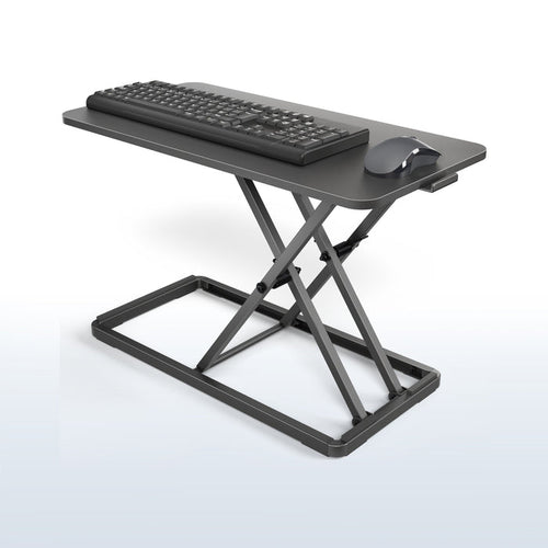 Single Top Manual Lift Keyboard Riser on a blue white gradient background