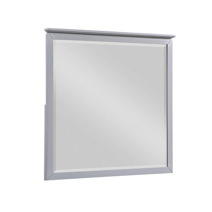 Front right view of Sloane Gray Mirror