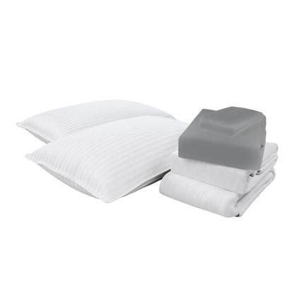 Swatch for the Slumbercrest Gray Queen Bedding Bundle