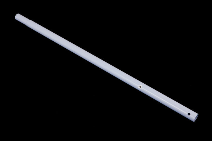 Steel Pro Rectangular Above Ground Pool Top Rail Replacement, White