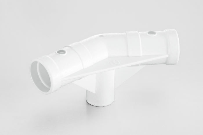 Steel Pro Round Above Ground Pool T-Connector Replacement, White