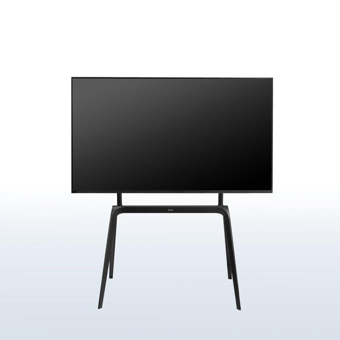 Modern black easel studio stand.