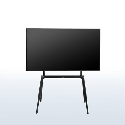 Modern black easel studio stand.