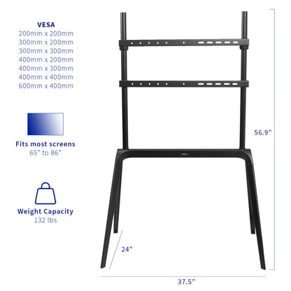 VESA compatible easel TV stand from VIVO.
