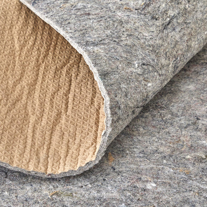 Front left view of Supreme Gray 5x8 Felt Pad
