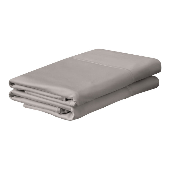 Front right view of Tempur Breeze Graphite Queen Cooling Pillowcases