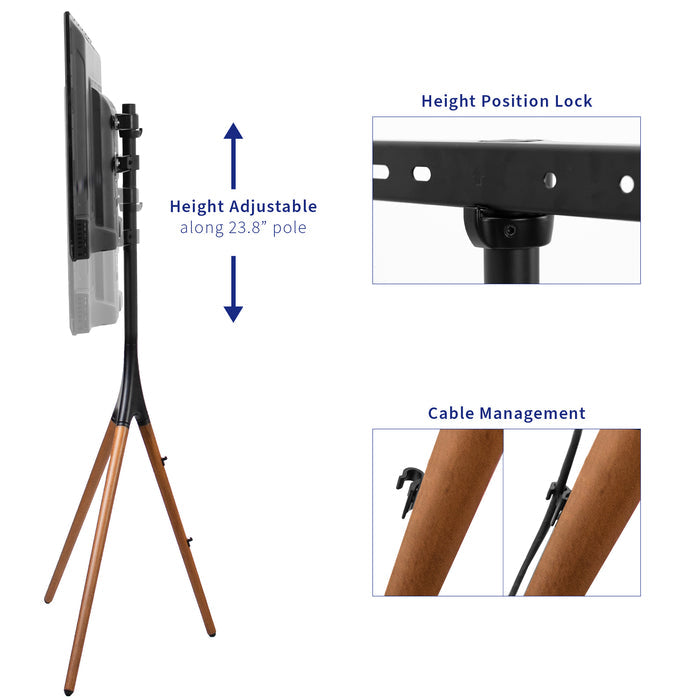 Tripod easel studio TV stand.