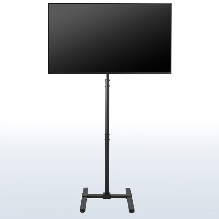 Height adjustable TV stand.