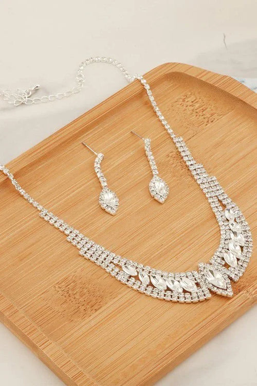 Crystal Luxe Marquise necklace