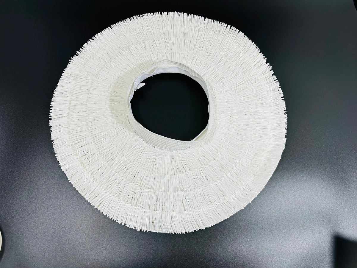 Fringe Straw Sun Hat in White – Vacation Vibes Style