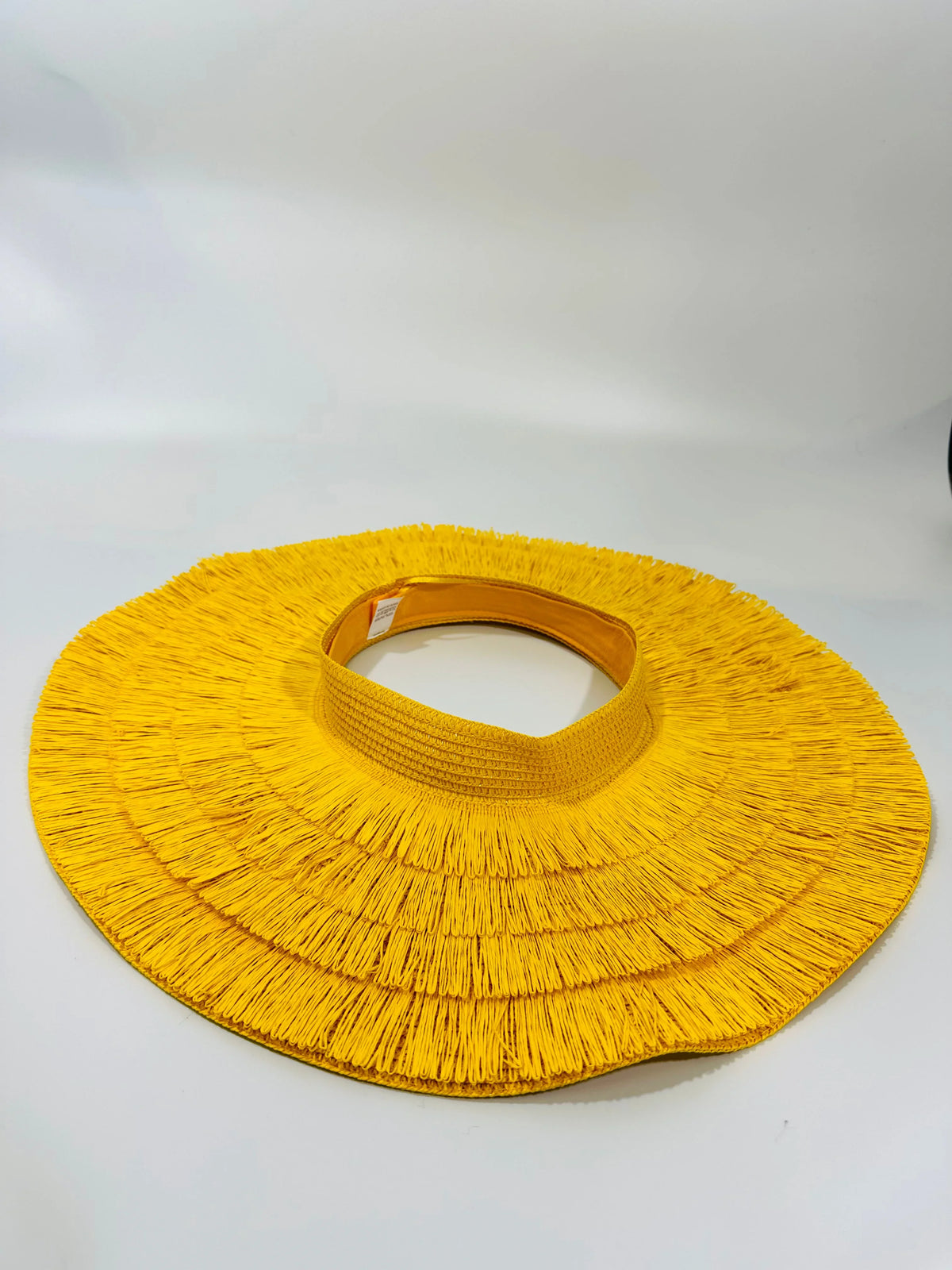 Fringe Straw Sun Hat in Yellow – Vacation Vibes Style