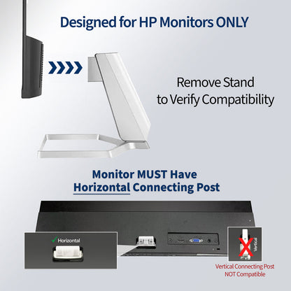 VESA adapter bracket for compatible HP monitors.