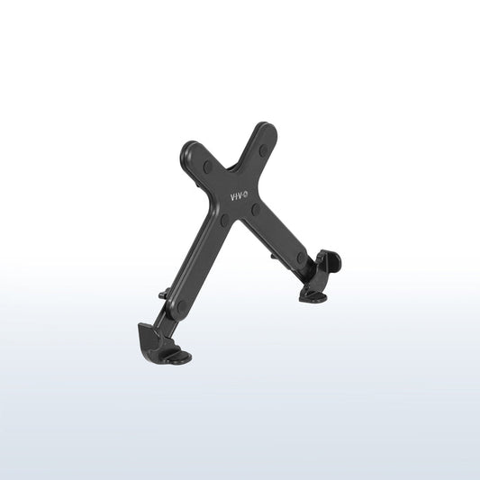 Heavy-duty VESA compatible laptop holder.