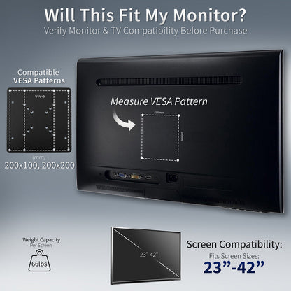 Compatibility accessory for monitors and mounts.