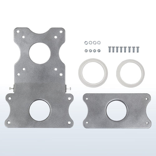 Metal Mac VESA plate adapter.