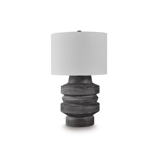 Wahida Distressed Black Table Lamp QK1100605