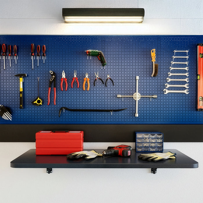 Wall Mounted 43" x 18" Folding Workbench