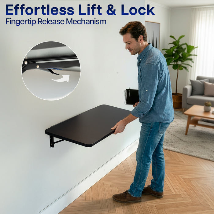 Wall Mounted 43" x 18" Folding Workbench