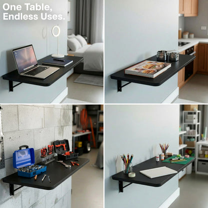 Wall Mounted 43" x 18" Folding Workbench