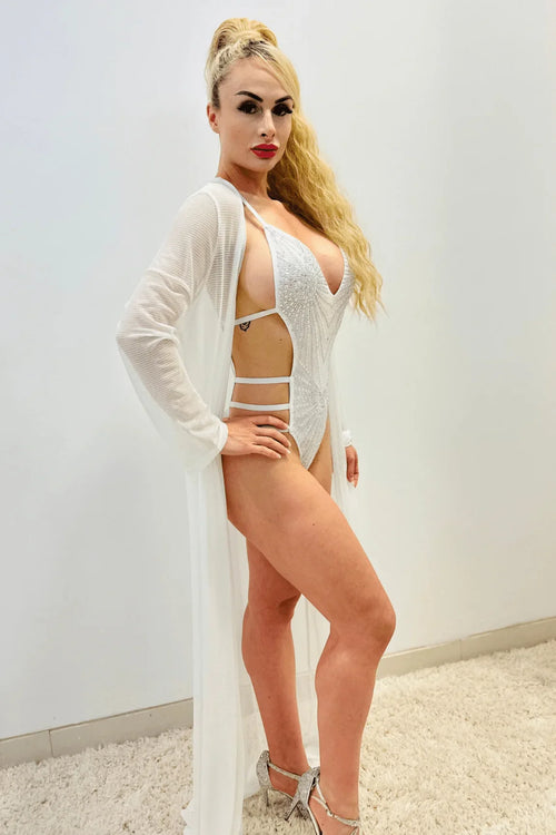 2 PCs Valerie Swim Set (White)